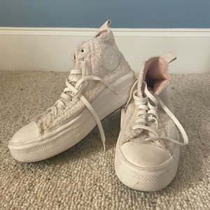 CONVERSE Chuck Taylor All Star Move Platform Sherpa Womens Shoes